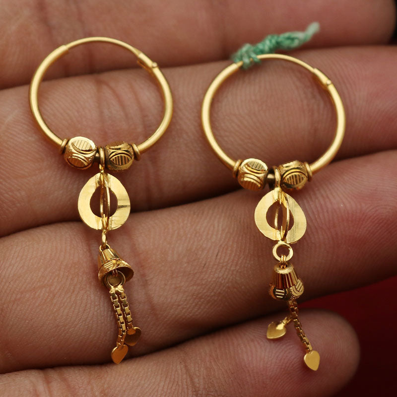 Pendientes de oro blanco 916 originales de diseñador por design jewelry, regalo para mamá