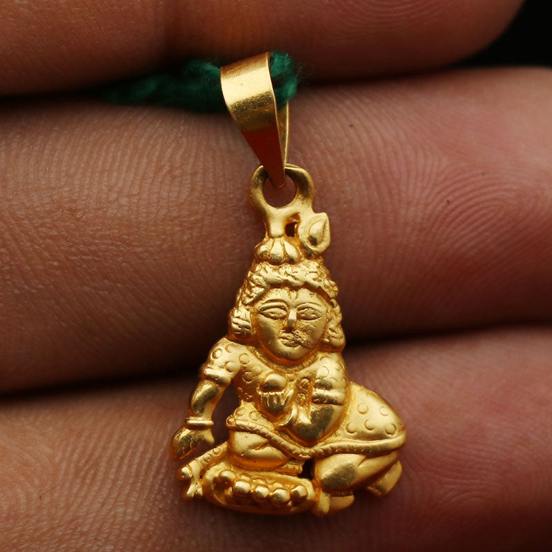 Colgante de oro de 22 quilates con piedras preciosas y diseño único para abuela