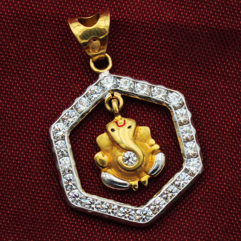 22 carat striking jewelry gold gemstone jewellery hamsa pendant for girls