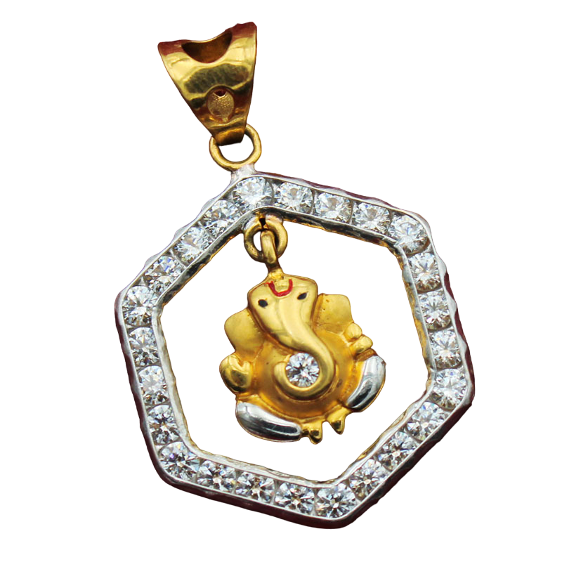 22 carat striking jewelry gold gemstone jewellery hamsa pendant for girls