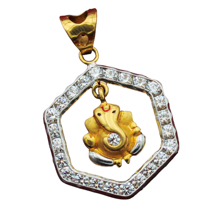 22 carat striking jewelry gold gemstone jewellery hamsa pendant for girls