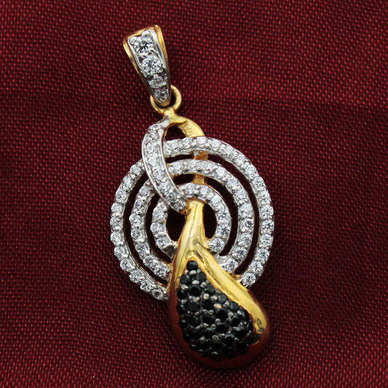 bis 916 real gold oxidized jewelry solitaire pendants for mother