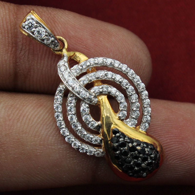 bis 916 real gold oxidized jewelry solitaire pendants for mother