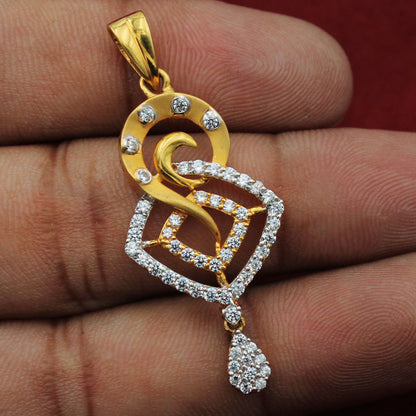 22cts indian gold gift for sister jewels religious pendants for wife