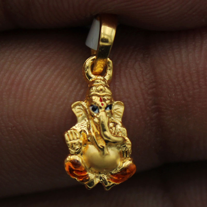 22k amazing gold affordable wedding jewels religious pendants grand daughter