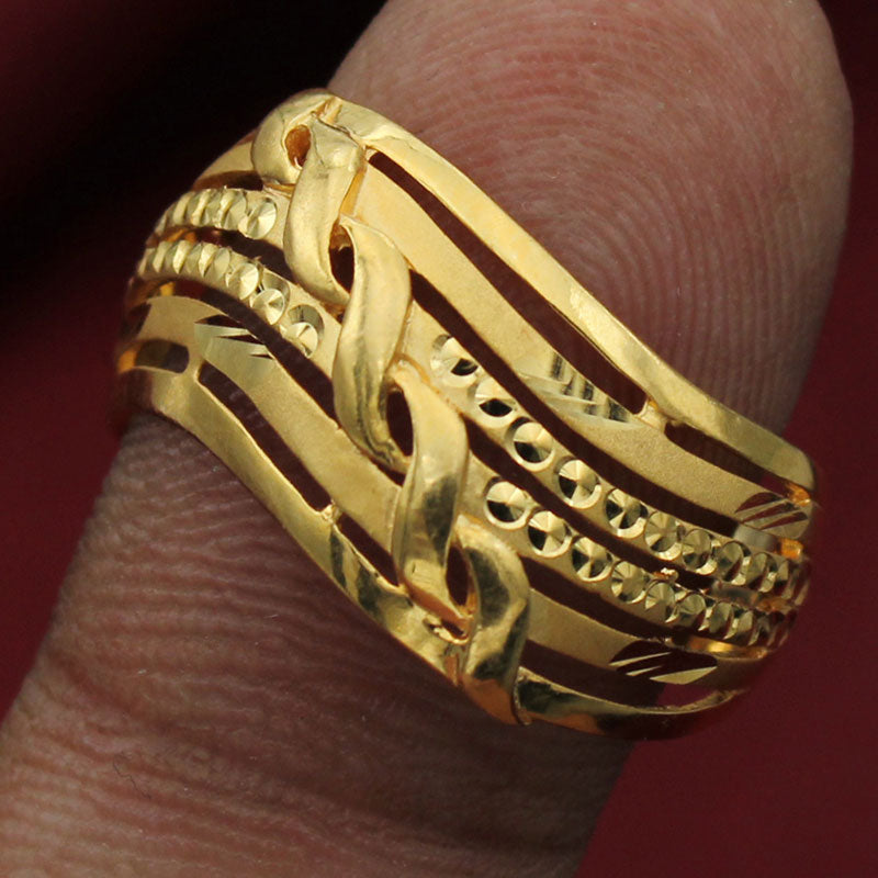 bis 916 unsichtbares Gold benutzerdefinierte Großhandel Schmetterling Schmuck Wrap Ring Tochter