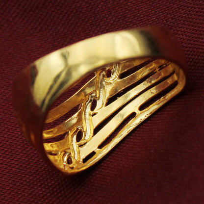 bis 916 unsichtbares Gold benutzerdefinierte Großhandel Schmetterling Schmuck Wrap Ring Tochter