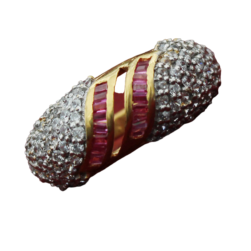 22 karat eye-catching gold handmade jewellery multi-layer rings sister in law