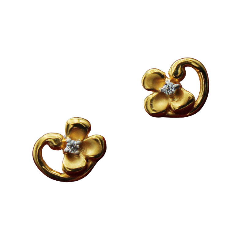 Pendientes colgantes de oro de 22 quilates con diseño de nieta, joyería con descuento