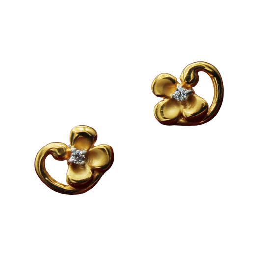 Pendientes colgantes de oro de 22 quilates con diseño de nieta, joyería con descuento