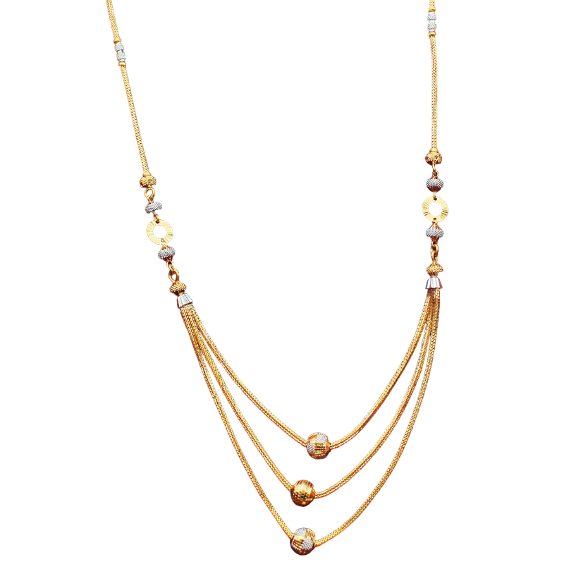 22cts pure gold beautifully design jewels snake chain for prince gift