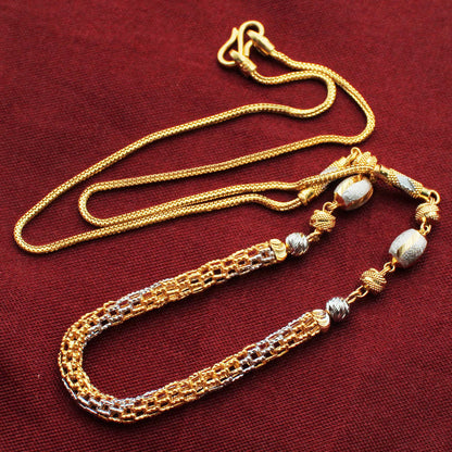 22 carat truthful gold hot sale jewelry wheat chain for groom gift