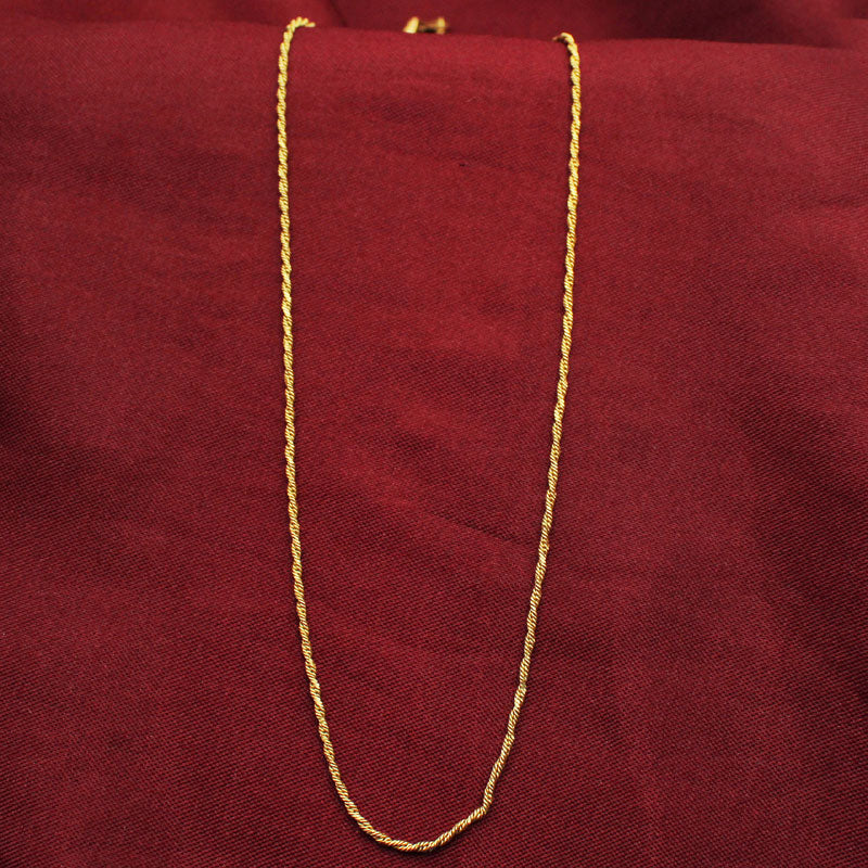 22 karat true gold coolstyle jewelry cable chain for step aunts gift