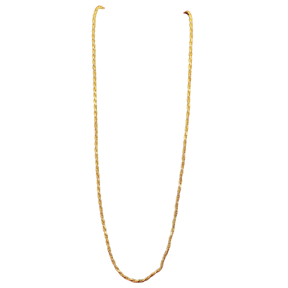 22 karat true gold coolstyle jewelry cable chain for step aunts gift