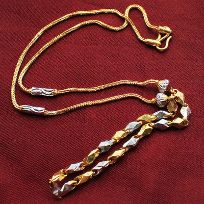 22cts solid gold electroplated jewellery cord chain for stepsister gift