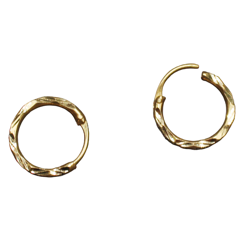 22 Karat glänzende Goldfassung-Ohrringe für die Schwägerin, Schmuck zum Fabrikpreis