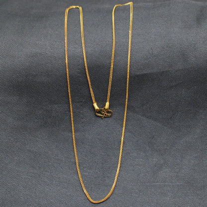 Collares con adornos de joyas de diseño hecho a mano en oro macizo de 22 quilates para regalo de mujer